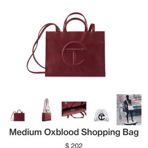 Telfar Oxblood Tote